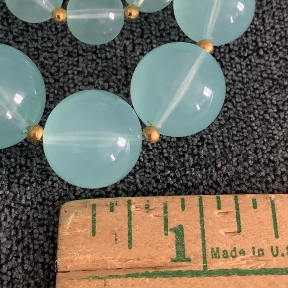 Joan Rivers necklaces.   True Turquoise / Gold - Picture 5 of 6